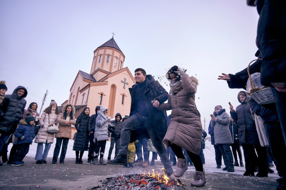 Армяне всего мира отметили Трндез! Красноярские армяне присоединились к празднованию!